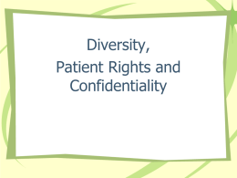 Patient Diversity