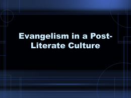 Evangelism in a Post