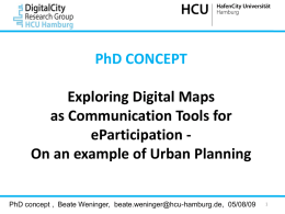 Exploring Digital Maps as Communication Tools for eParticipation