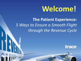 The Patient Experience: 5 Ways to Ensure a Smooth Flight