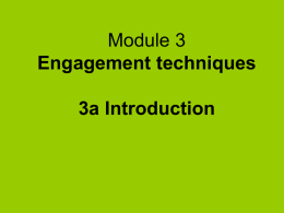 SP Module 3a Engagement Intro