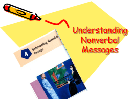 PowerPoint: Understanding Nonverbal Messages