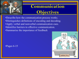 Communication Cues