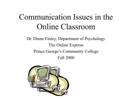 online communication - Prince George`s Community College