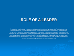HG067-2.14_Role of a Leader