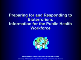 Communications and Informatics - Northwest Center for Public