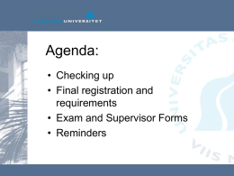 Here is the link to my powerpoint presentation on final registration