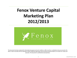 Fenox Venture Capital Fund III
