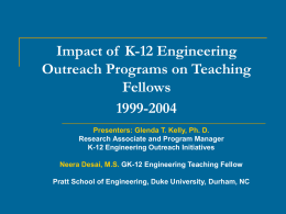 K-12 Engineering Outreach Impact on University Teaching Fellows