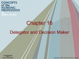Chapter 16 - Delmar