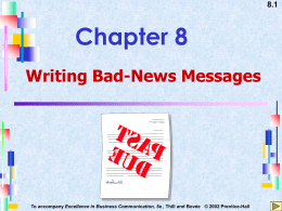 Bad-News Messages - siwah-usk