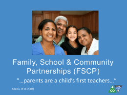 Family and Community Partnering