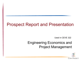 CEVE322Prospect - The Connexions Project