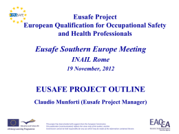 - Eusafe Project