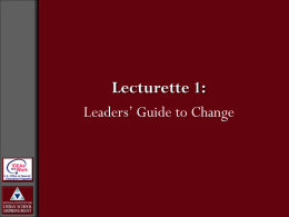 Lecturette 1 - NIUSI Leadscape