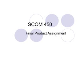 SCOM 450