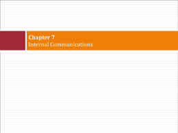 Employees Relations: Measuring Internal Communication