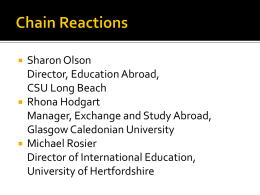 Chain Reactions PPP