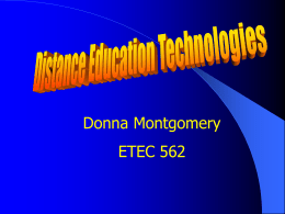 Donna M. - Faculty Web Sites