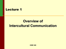 Lecture #1 slides
