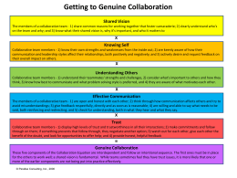 Genuine Collaboration Equation Expanded