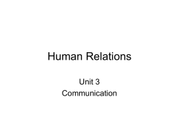 human_relations--unit_3_ppt