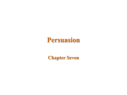The elements of persuasion