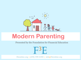 Modern Parenting - Foundation for Financial Education