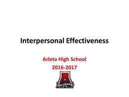 Interpersonal Effectiveness