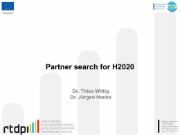 2-8 Partner search for H2020x