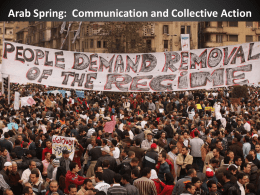 Arab Spring: Communication and Collective Action