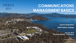 Communications Management Basics (C)