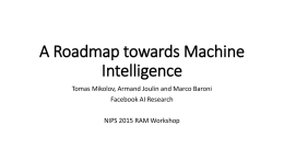 A Roadmap towards Machine Intelligence