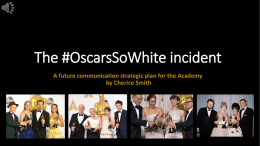 Oscars So White?
