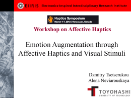**** 1 - Haptics Symposium 2012