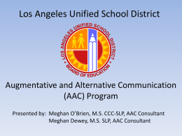 PowerPoint Presentation - Los Angeles Unified School District