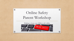 Online Safety – Parent-Workshop