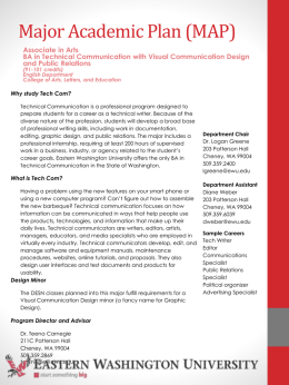 BA Technical Communication, Visual Communication Design and