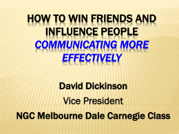 Nov 2015 Workshop Dickinson_Effective Communicationsx