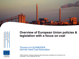 32925_Thomas Schneider_EU policies and legislat for the coal