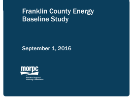 Franklin County Energy Baseline Study PPT - Mid