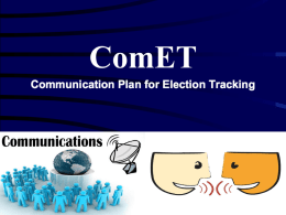 Communication Plan - Ceochhattisgarh.nic.in
