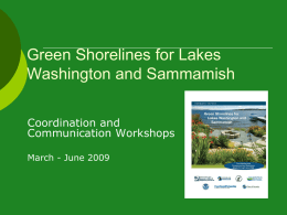 Green Shorelines Report