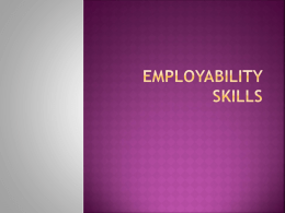 Employability Skills