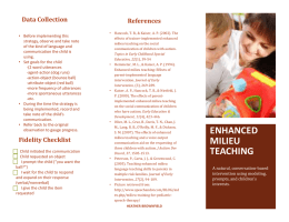 Enhanced Milieu Teaching Brochure for Professionalsx