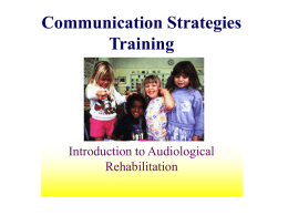 Communication Strategies Training