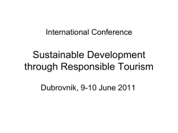 International Conference Sustainable Development through