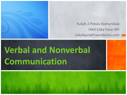 Nonverbal Communication - COKY