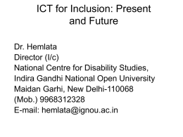 Concurrent Session 23 - Presenter 3 - Hemlata Kumar