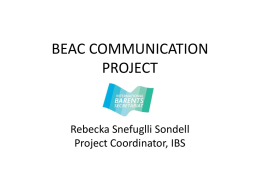beac communication project